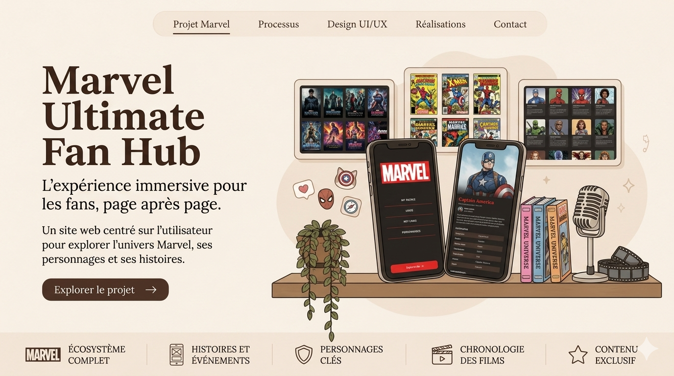 Image vitrine site marvel