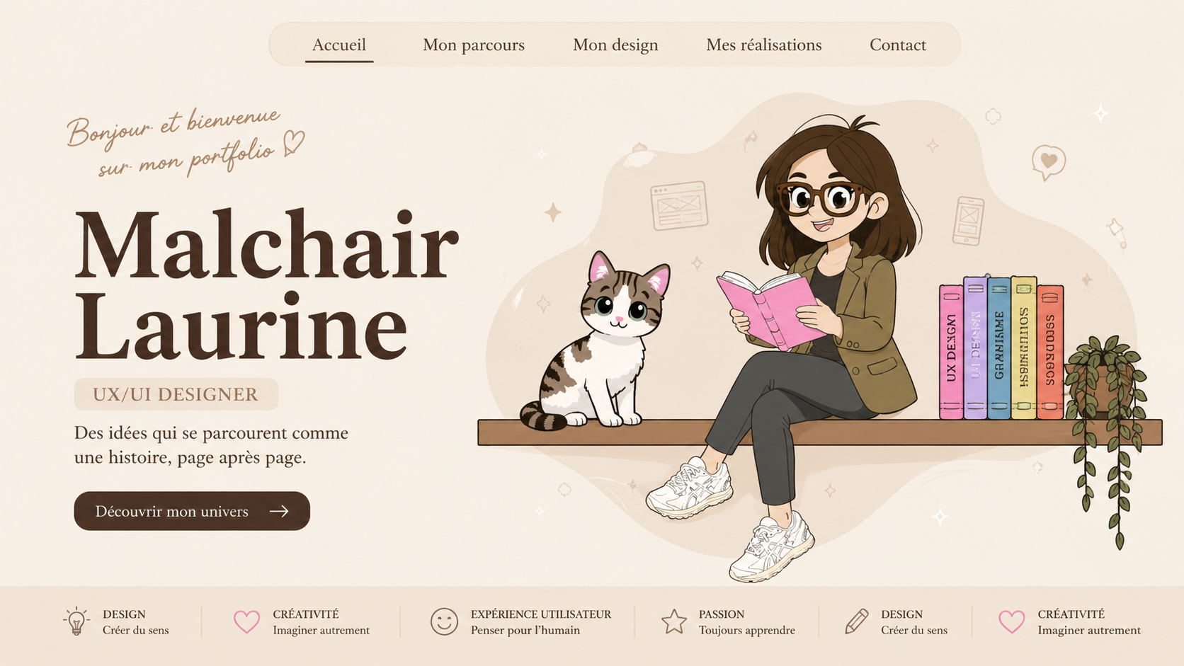 Image vitrine de mon site portfolio