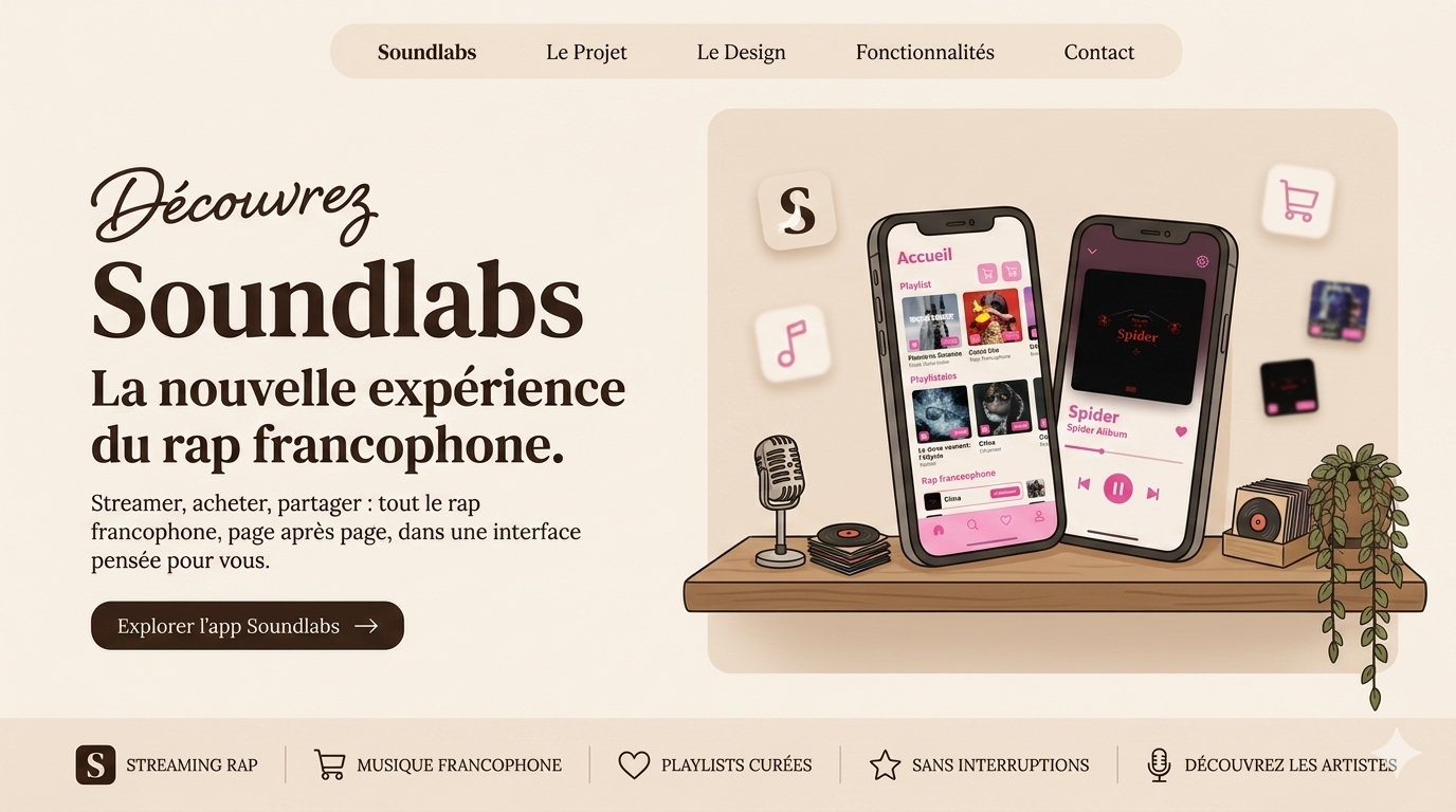 image vitrine pour soundlabs