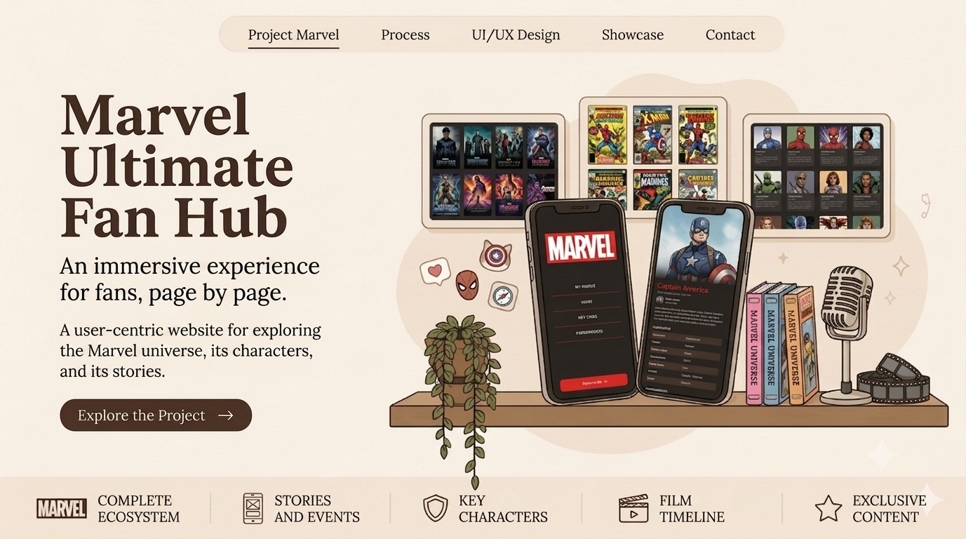 Image of my app Marvel